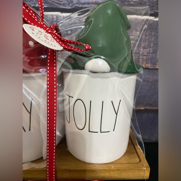 Rae Dunn Merry & Jolly Gnome Canister Set - Picture 4 of 7